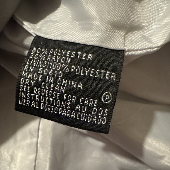 KASPER Womens Career Blazer Jacket Tan Lined Professional Size 8 - Picture 4 of 5